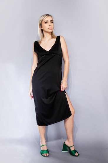 שמלת קיץ סאטן אלגנטי