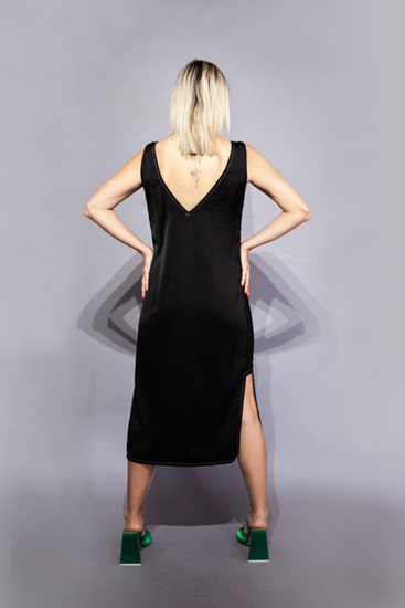 שמלת קיץ סאטן אלגנטי